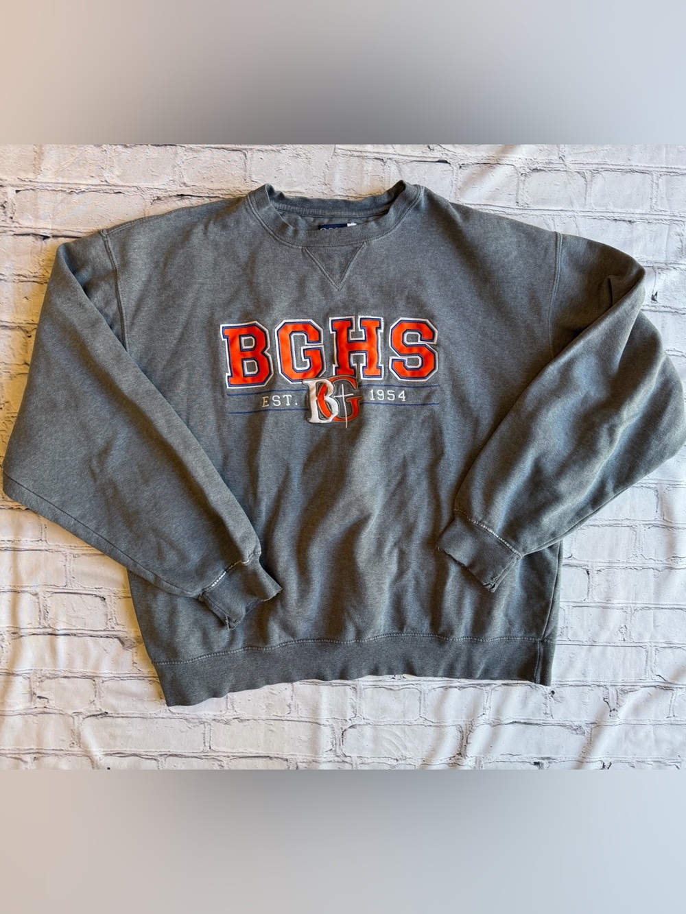 Vintage Gear Bishop Gorman Catholic High School Embroidered Sweatshirt Pullover